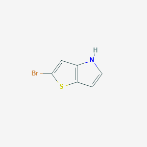 molecular formula C6H4BrNS B14103045 2-bromo-4H-thieno[3,2-b]pyrrole 