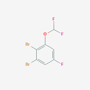 1,2-Dibromo-3-difluoromethoxy-5-fluorobenzene
