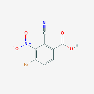 4-Bromo-2-cyano-3-nitrobenzoic acid