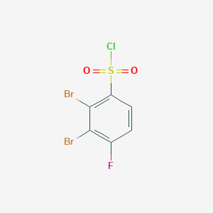 2,3-Dibromo-4-fluorobenzenesulfonyl chloride