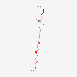 molecular formula C19H36N2O6 B14103236 (4E)-TCO-PEG4-amine 