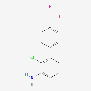 2-Chloro-4'-(trifluoromethyl)biphenyl-3-amine