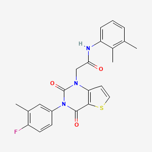 N-(2,3-dimethylphenyl)-2-[3-(4-fluoro-3-methylphenyl)-2,4-dioxo-3,4-dihydrothieno[3,2-d]pyrimidin-1(2H)-yl]acetamide