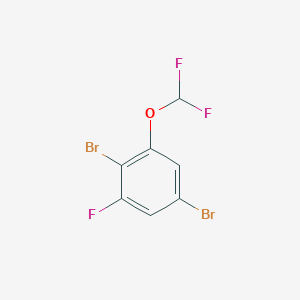 1,4-Dibromo-2-difluoromethoxy-6-fluorobenzene