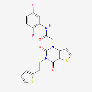 N-(2,5-difluorophenyl)-2-(2,4-dioxo-3-(2-(thiophen-2-yl)ethyl)-3,4-dihydrothieno[3,2-d]pyrimidin-1(2H)-yl)acetamide