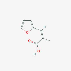 molecular formula C8H8O3 B14103497 (Z)-3-(furan-2-yl)-2-methylacrylic acid 