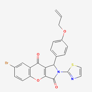 7-Bromo-1-[4-(prop-2-en-1-yloxy)phenyl]-2-(1,3-thiazol-2-yl)-1,2-dihydrochromeno[2,3-c]pyrrole-3,9-dione