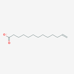 molecular formula C13H23O2- B14103586 10-Undecen-1-ol,1-acetate 