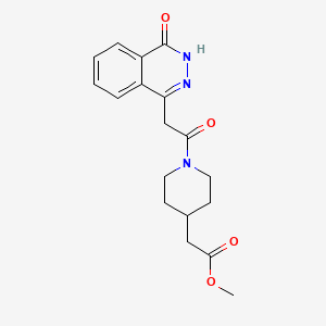 Methyl {1-[(4-hydroxyphthalazin-1-yl)acetyl]piperidin-4-yl}acetate