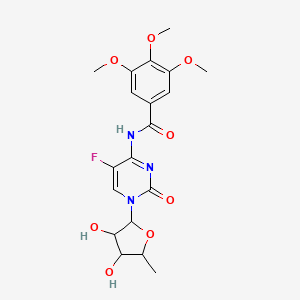 1-(5-Deoxypentofuranosyl)-5-fluoro-4-(3,4,5-trimethoxybenzamido)pyrimidin-2(1H)-one