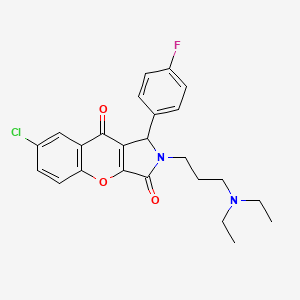 7-Chloro-2-[3-(diethylamino)propyl]-1-(4-fluorophenyl)-1,2-dihydrochromeno[2,3-c]pyrrole-3,9-dione