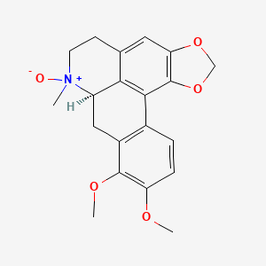 molecular formula C20H21NO5 B14103855 (12R)-15,16-dimethoxy-11-methyl-11-oxido-3,5-dioxa-11-azoniapentacyclo[10.7.1.02,6.08,20.014,19]icosa-1(20),2(6),7,14(19),15,17-hexaene 