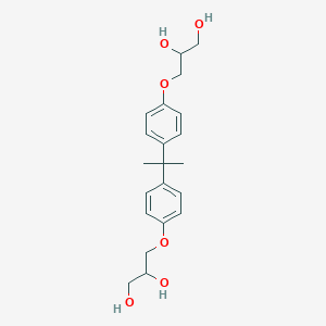molecular formula C21H28O6 B141039 双酚A双(2,3-二羟基丙基)醚 CAS No. 5581-32-8