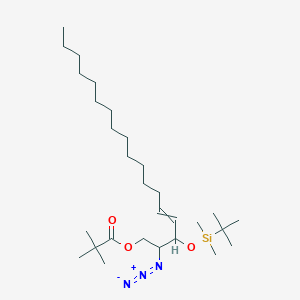 [2-Azido-3-[tert-butyl(dimethyl)silyl]oxyoctadec-4-enyl] 2,2-dimethylpropanoate