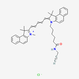 molecular formula C43H46ClN3O B14104013 Cy5.5 alkyne 