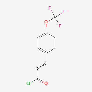 2-Propenoyl chloride,3-[4-(trifluoromethoxy)phenyl]-