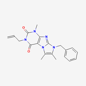 6-Benzyl-4,7,8-trimethyl-2-prop-2-enylpurino[7,8-a]imidazole-1,3-dione