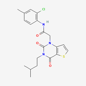 N-(2-chloro-4-methylphenyl)-2-[3-(3-methylbutyl)-2,4-dioxo-3,4-dihydrothieno[3,2-d]pyrimidin-1(2H)-yl]acetamide