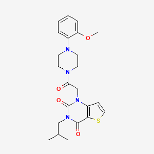 1-{2-[4-(2-methoxyphenyl)piperazin-1-yl]-2-oxoethyl}-3-(2-methylpropyl)thieno[3,2-d]pyrimidine-2,4(1H,3H)-dione