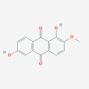 molecular formula C15H10O5 B141043 1,6-二羟基-2-甲氧基蒽醌 CAS No. 142878-32-8