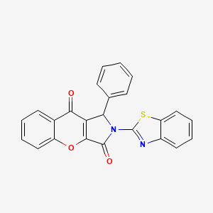 2-(1,3-Benzothiazol-2-yl)-1-phenyl-1,2-dihydrochromeno[2,3-c]pyrrole-3,9-dione