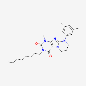 9-(3,5-dimethylphenyl)-1-methyl-3-octyl-7,8-dihydro-6H-purino[7,8-a]pyrimidine-2,4-dione