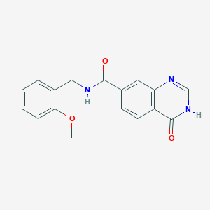 4-hydroxy-N-(2-methoxybenzyl)quinazoline-7-carboxamide