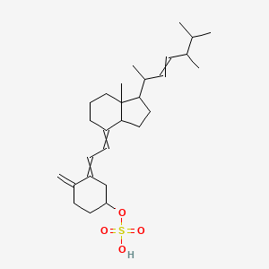 [3-[2-[1-(5,6-dimethylhept-3-en-2-yl)-7a-methyl-2,3,3a,5,6,7-hexahydro-1H-inden-4-ylidene]ethylidene]-4-methylidenecyclohexyl] hydrogen sulfate