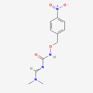 1-(Dimethylaminomethylidene)-3-[(4-nitrophenyl)methoxy]urea