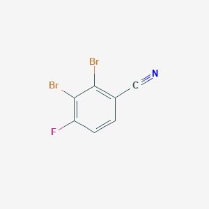 molecular formula C7H2Br2FN B1410459 2,3-二溴-4-氟苯甲腈 CAS No. 1803784-43-1