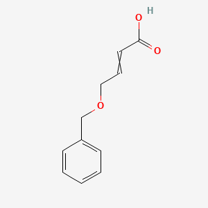 4-Phenylmethoxybut-2-enoic acid