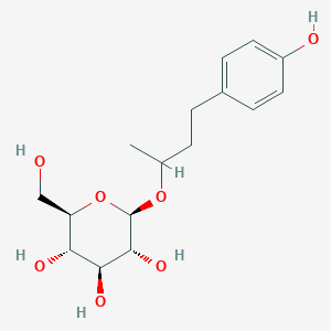 (2R,3S,4S,5R,6R)-2-(hydroxymethyl)-6-[4-(4-hydroxyphenyl)butan-2-yloxy]oxane-3,4,5-triol