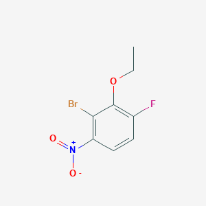 molecular formula C8H7BrFNO3 B1410495 1-Bromo-2-ethoxy-3-fluoro-6-nitrobenzene CAS No. 1807188-39-1