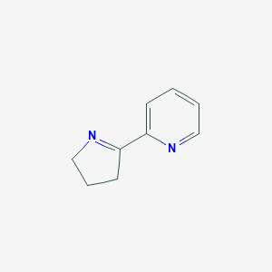 molecular formula C9H10N2 B014105 2-(3,4-二氢-2H-吡咯-5-基)吡啶 CAS No. 4593-27-5