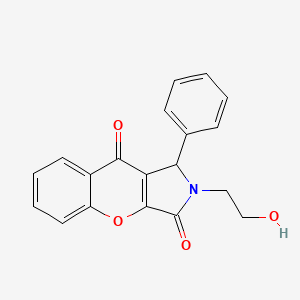 2-(2-Hydroxyethyl)-1-phenyl-1,2-dihydrochromeno[2,3-c]pyrrole-3,9-dione