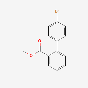 molecular formula C14H11BrO2 B14105014 [1,1'-Biphenyl]-2-carboxylic acid, 4'-bromo-, methyl ester CAS No. 17103-26-3