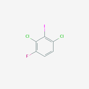 molecular formula C6H2Cl2FI B1410502 1,3-二氯-4-氟-2-碘苯 CAS No. 1804886-60-9