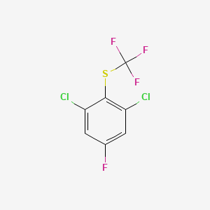 B1410503 1,3-Dichloro-5-fluoro-2-(trifluoromethylthio)benzene CAS No. 1805480-03-8