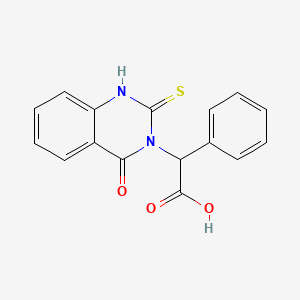 2-(4-oxo-2-thioxo-1,4-dihydroquinazolin-3(2H)-yl)-2-phenylacetic acid