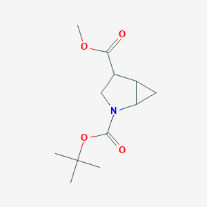 B1410505 2-tert-Butyl 4-methyl 2-azabicyclo[3.1.0]hexane-2,4-dicarboxylate CAS No. 1823580-07-9