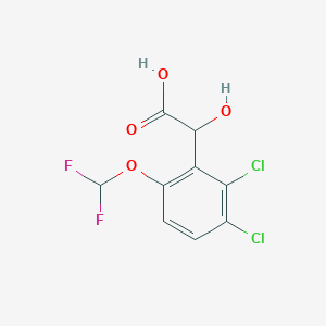 B1410506 2,3-Dichloro-6-(difluoromethoxy)mandelic acid CAS No. 1806351-50-7