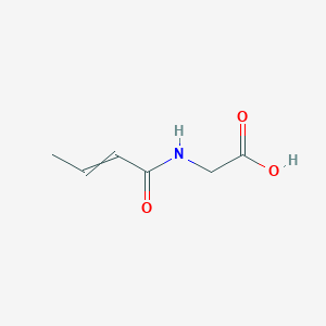 Glycine, N-(1-oxo-2-butenyl)-