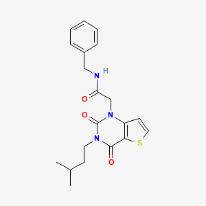 N-benzyl-2-[3-(3-methylbutyl)-2,4-dioxo-3,4-dihydrothieno[3,2-d]pyrimidin-1(2H)-yl]acetamide