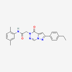 N-(2,5-dimethylphenyl)-2-[2-(4-ethylphenyl)-4-oxopyrazolo[1,5-d][1,2,4]triazin-5(4H)-yl]acetamide