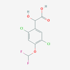 B1410525 2,5-Dichloro-4-(difluoromethoxy)mandelic acid CAS No. 1807185-11-0