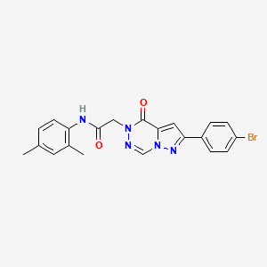 2-[2-(4-bromophenyl)-4-oxopyrazolo[1,5-d][1,2,4]triazin-5(4H)-yl]-N-(2,4-dimethylphenyl)acetamide