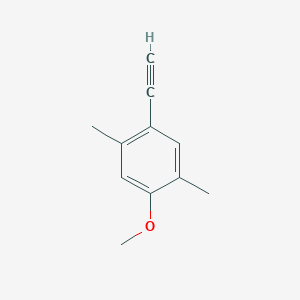 B1410535 1-Ethynyl-4-methoxy-2,5-dimethylbenzene CAS No. 1565645-14-8