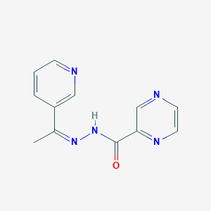 N'-[(1Z)-1-(pyridin-3-yl)ethylidene]pyrazine-2-carbohydrazide