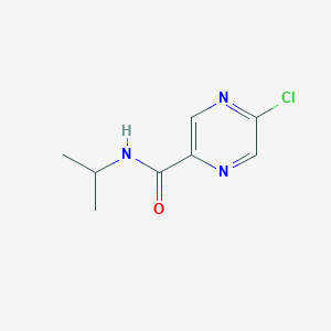 molecular formula C8H10ClN3O B1410576 5-Chloropyrazine-2-carboxylic acid isopropylamide CAS No. 1637677-38-3