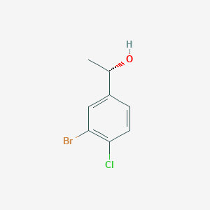 molecular formula C8H8BrClO B1410582 (1S)-1-(3-bromo-4-chlorophenyl)ethan-1-ol CAS No. 1567895-16-2